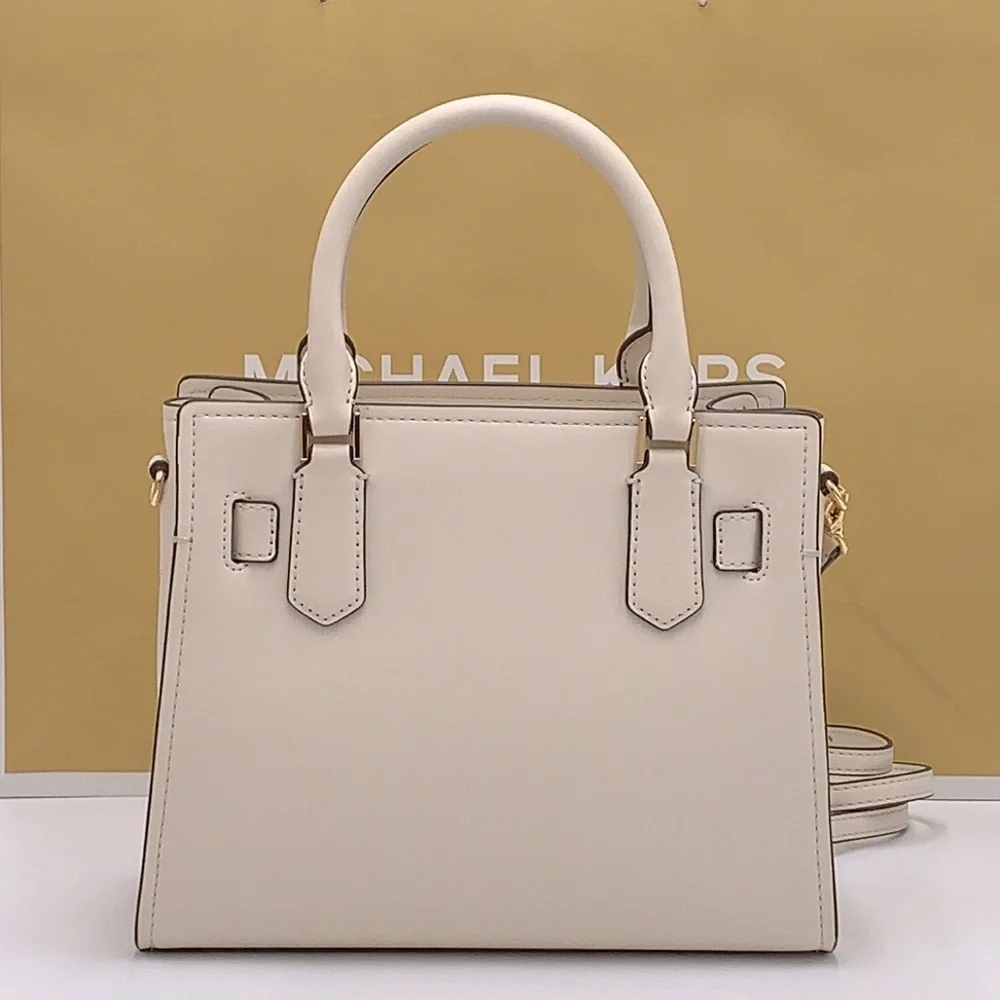 MICHAEL KORS Hamilton Small Two-Tone Satchel GOLDEN ROD MULTI color